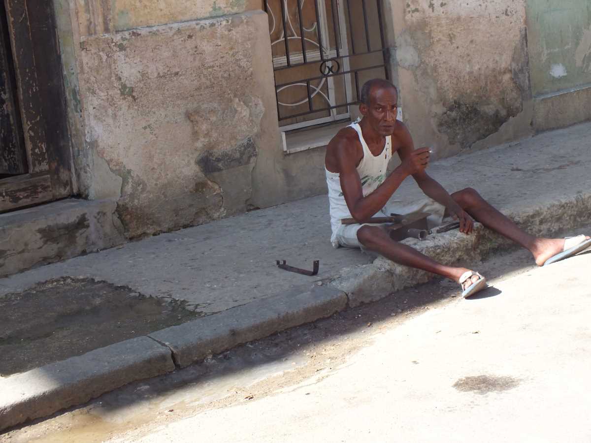 Нищий в Гаване, Куба